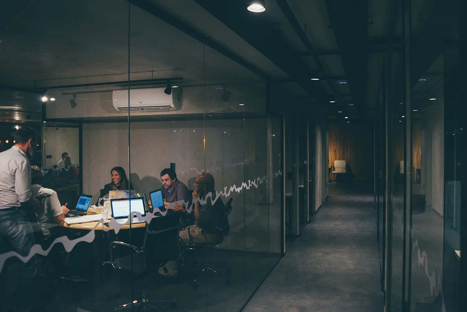 Modern office workspace